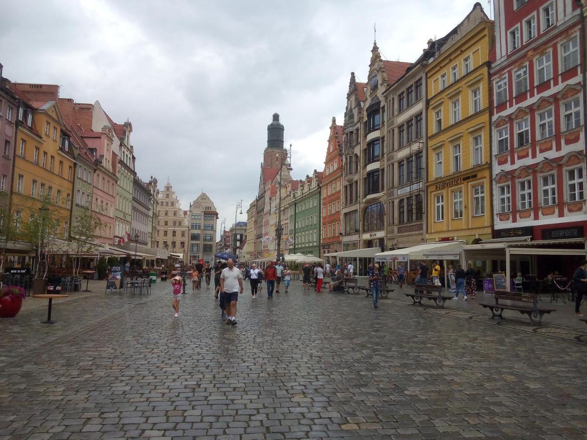 Rynek - Apartament Rodzinny Na Wroclawskim Rynku! Im Dluzej Tym Taniej! Exteriör bild